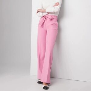 Belted Luna Wide Leg Trousers